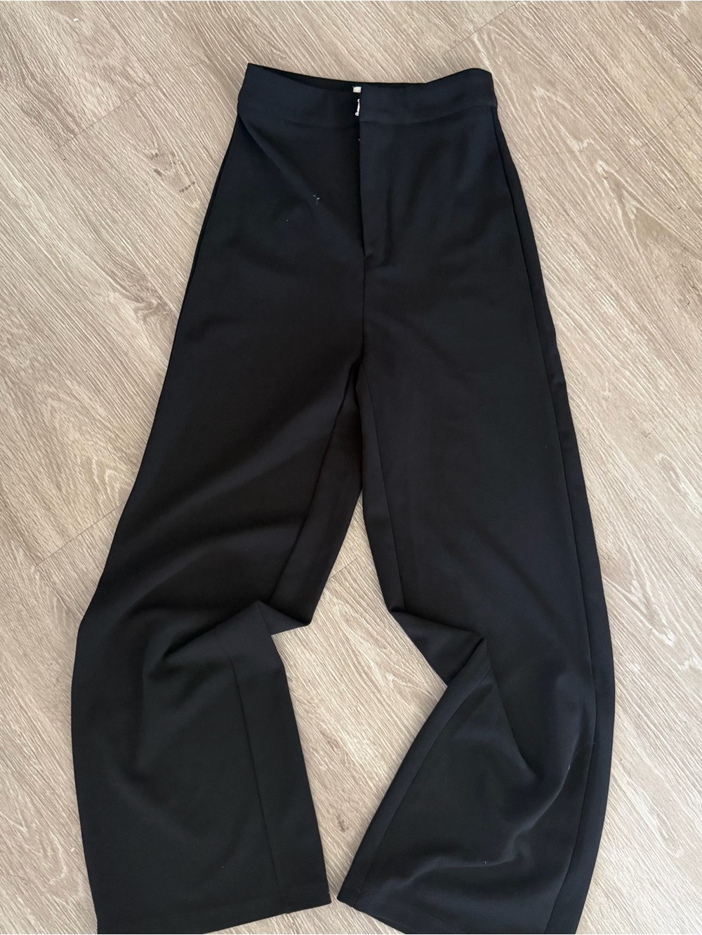 Meshki black wide leg high waist dress pants sz S